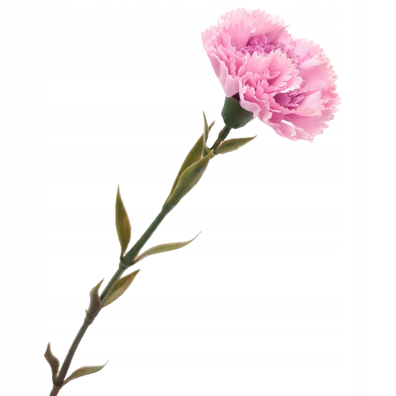  Mākslīgais neļķe lillā liels zieds zars 70cm