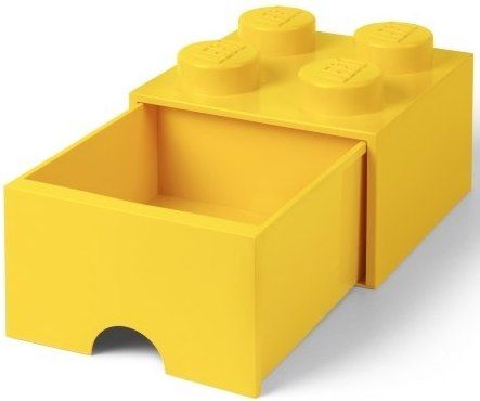  Lego dėtuvė kaladėlė 4 stalčius juodas rašomajam stalui