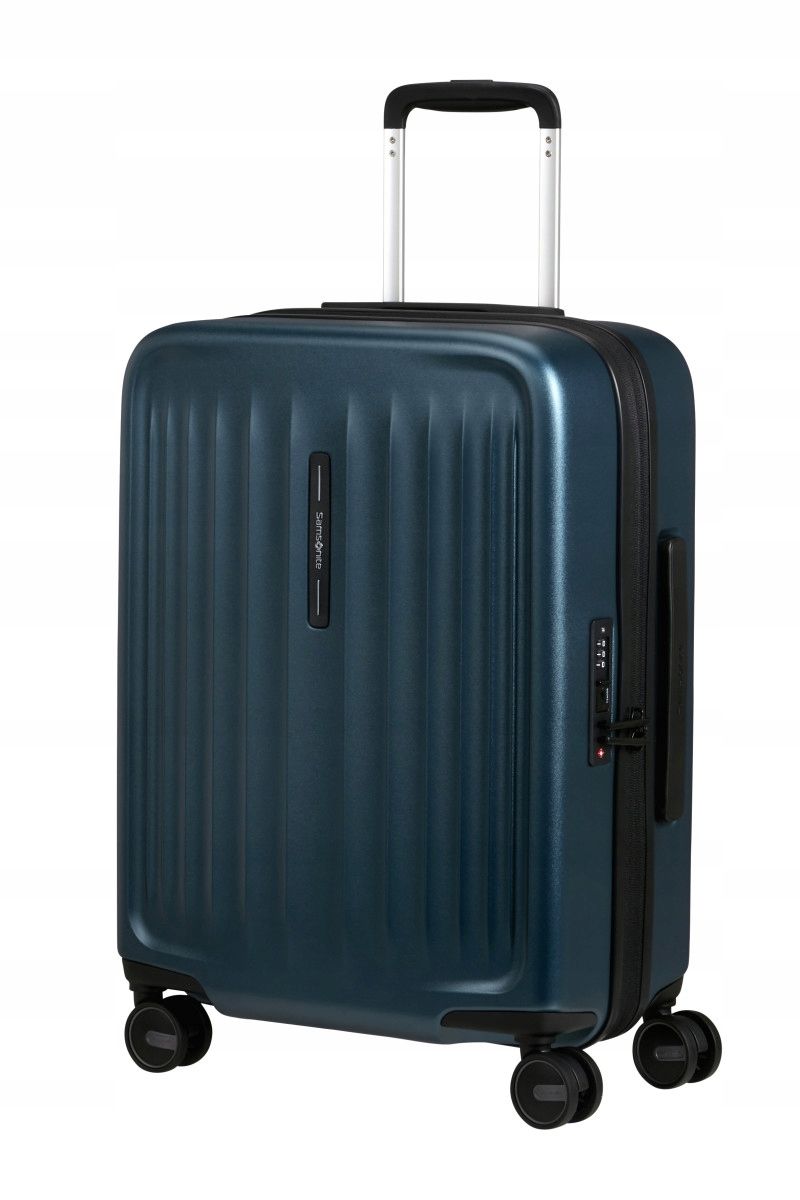  Handgepäckkoffer samsonite fyrm auf 4 im kreis 55cm verteilt 46l dunkelblau
