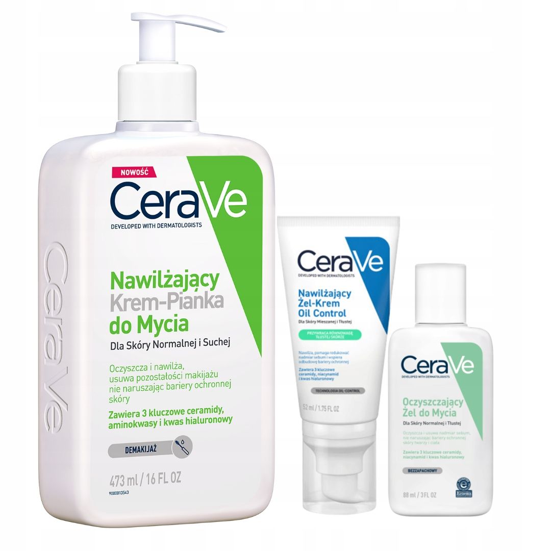  Cerave feuchtigkeitscreme gel-creme oil control + feuchtigkeitscreme gesichts spf 50