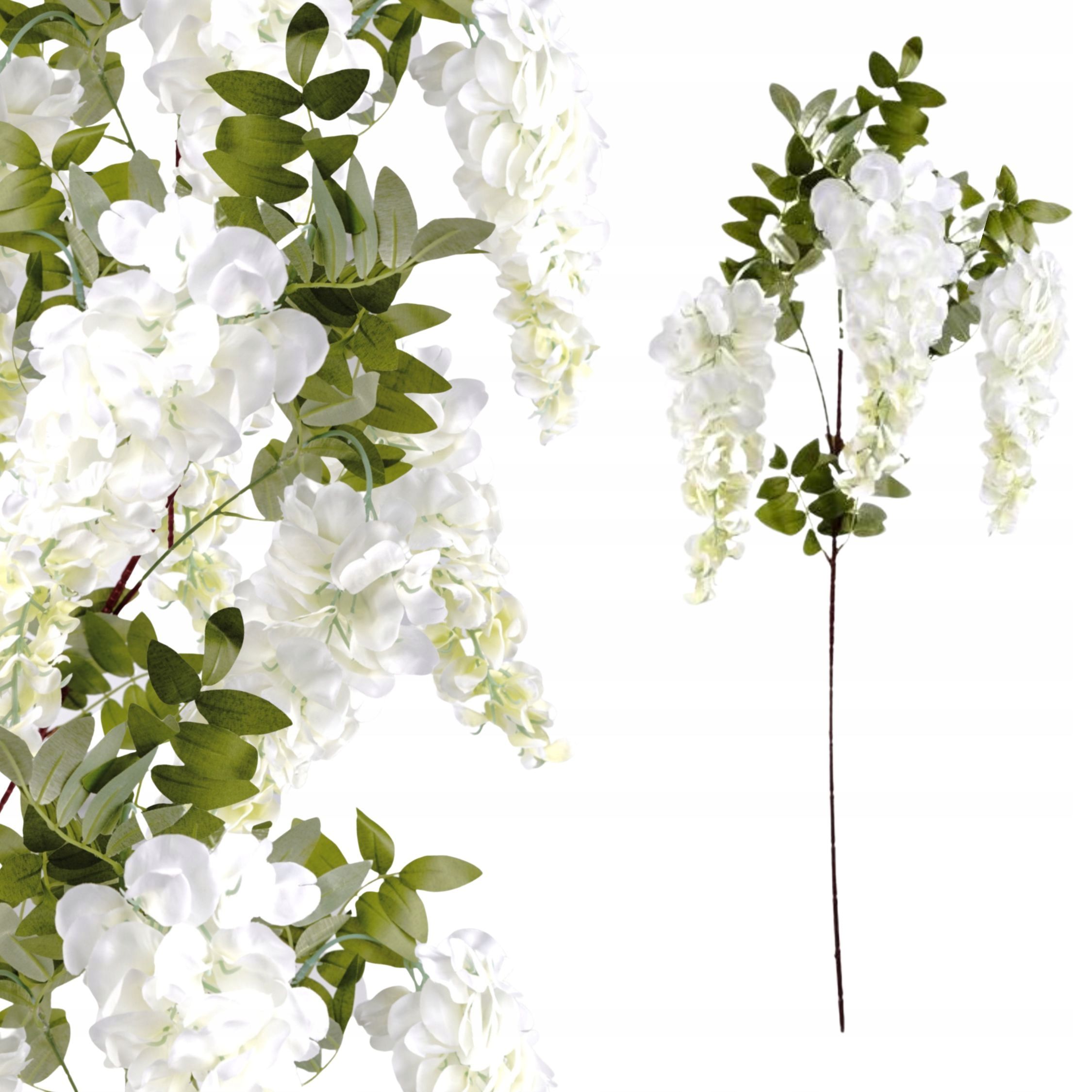  Mākslīgais zieds orhideja zars dekoratīvs rotājums florists pik 62cm