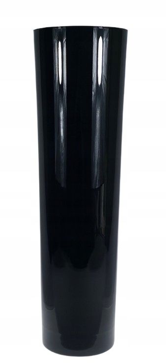  Vāze augsts glāze h60 cm oriģināls veidlapa balts spīdums spīdīgs