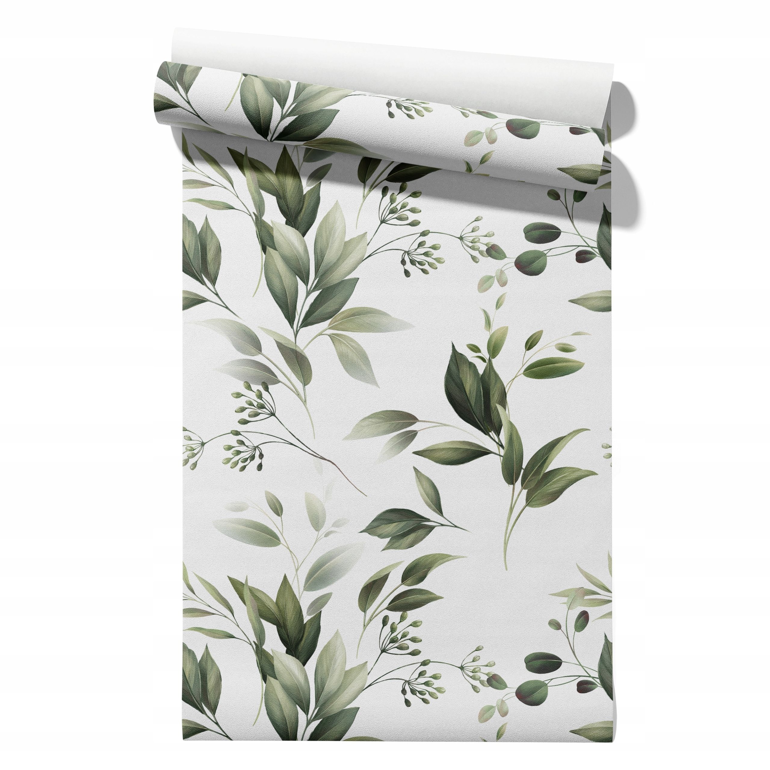  Wallpaper non-woven fabric pastel cherries wallpaper in a roll 50cm x 6,1mb