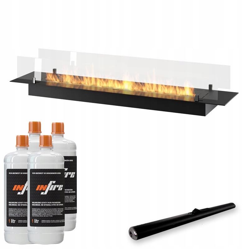  Biokrb biokrb pro ethanol vestavěný black burner 500 slim line