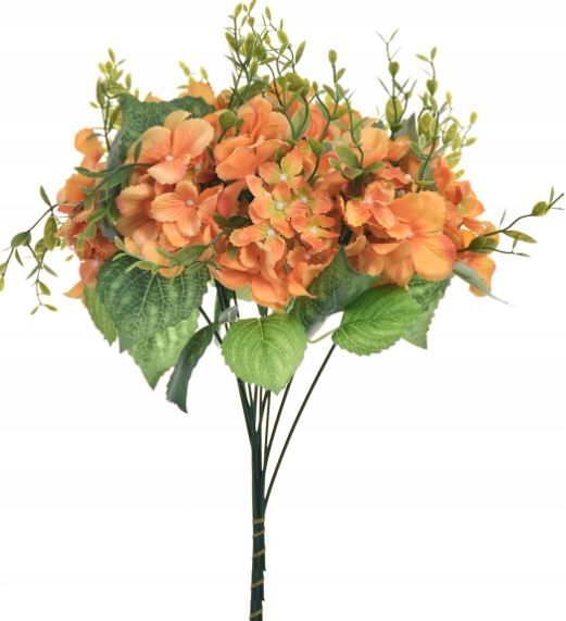  Hortenzie obal větvička umělá květina dodatek 60 cm fialová