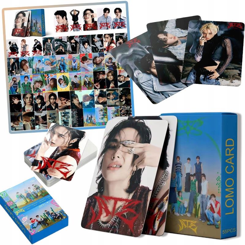  55 listy nový idol plakáty fotografie listy soubor lomo stray kids giant album