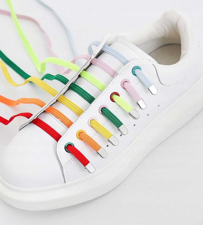  Silikon-schnürsenkel für kinder ohne bindung schuh