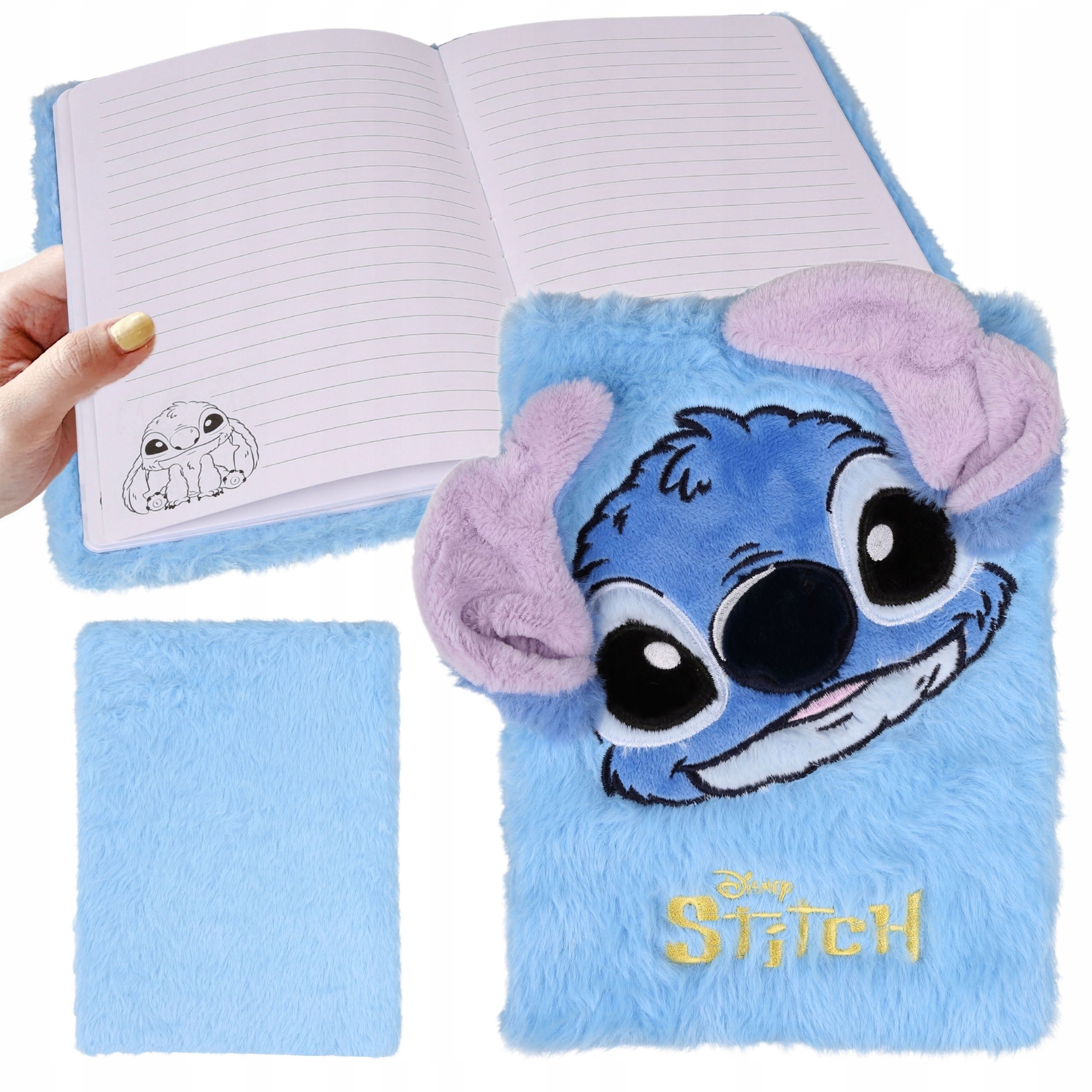  Disney stitch plyšové linajkový zošit a5 denník pre deti školský zošit