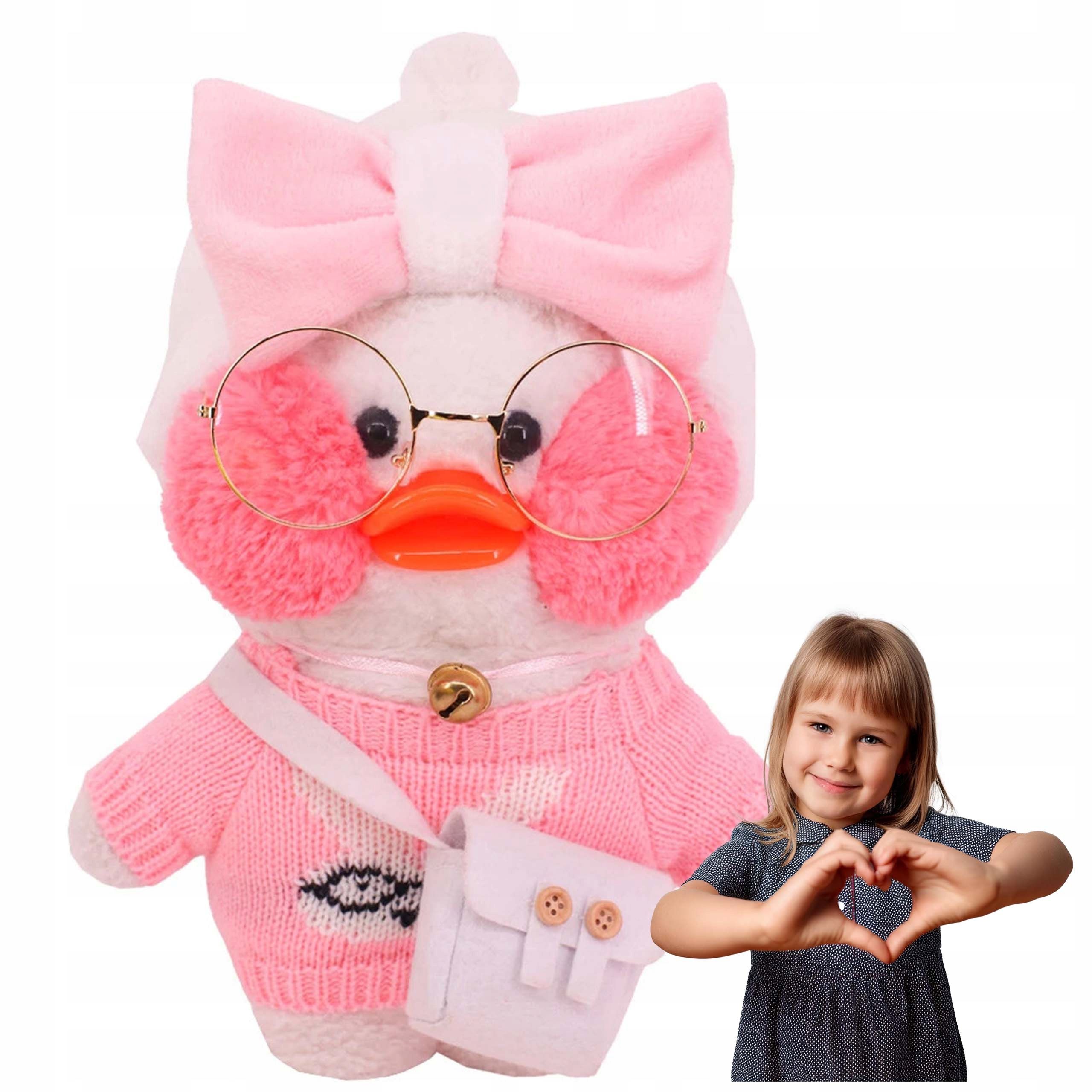  Ančiukas lalafan pliušinis žaislas lėlė fun fun antis pliušinis žaislas 30cm