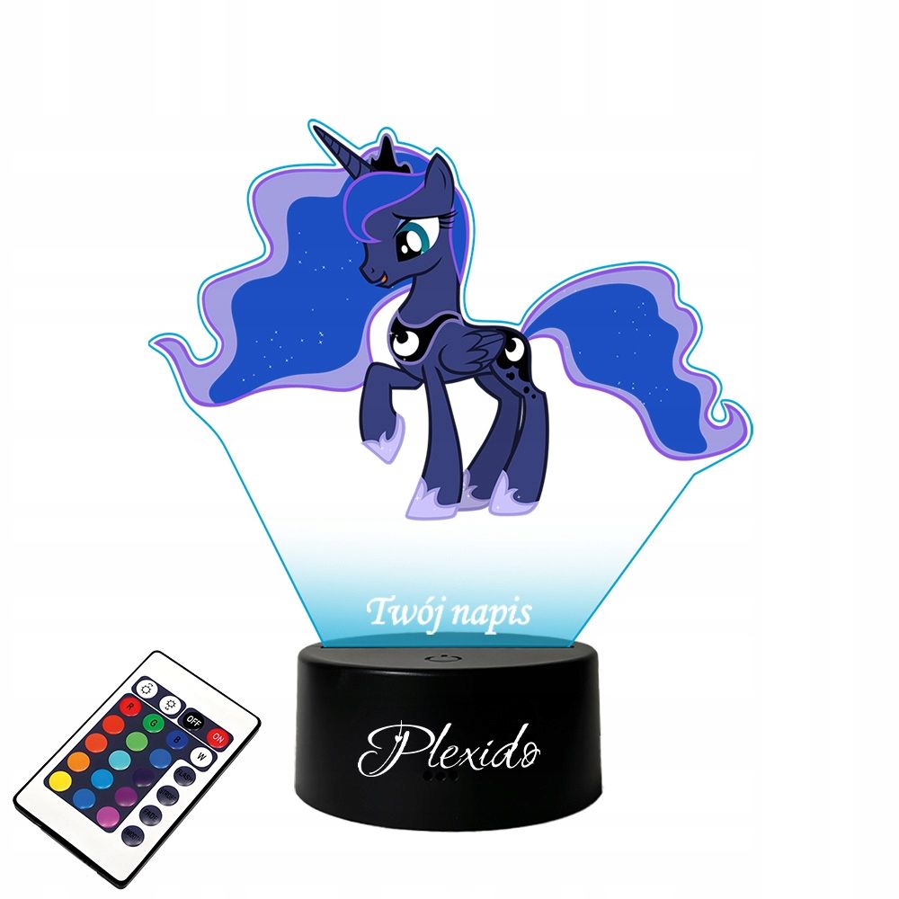  Lambipirn klaasi peal uv my little poni poni rainbow dash led + kaugjuhtimispult 16 värv