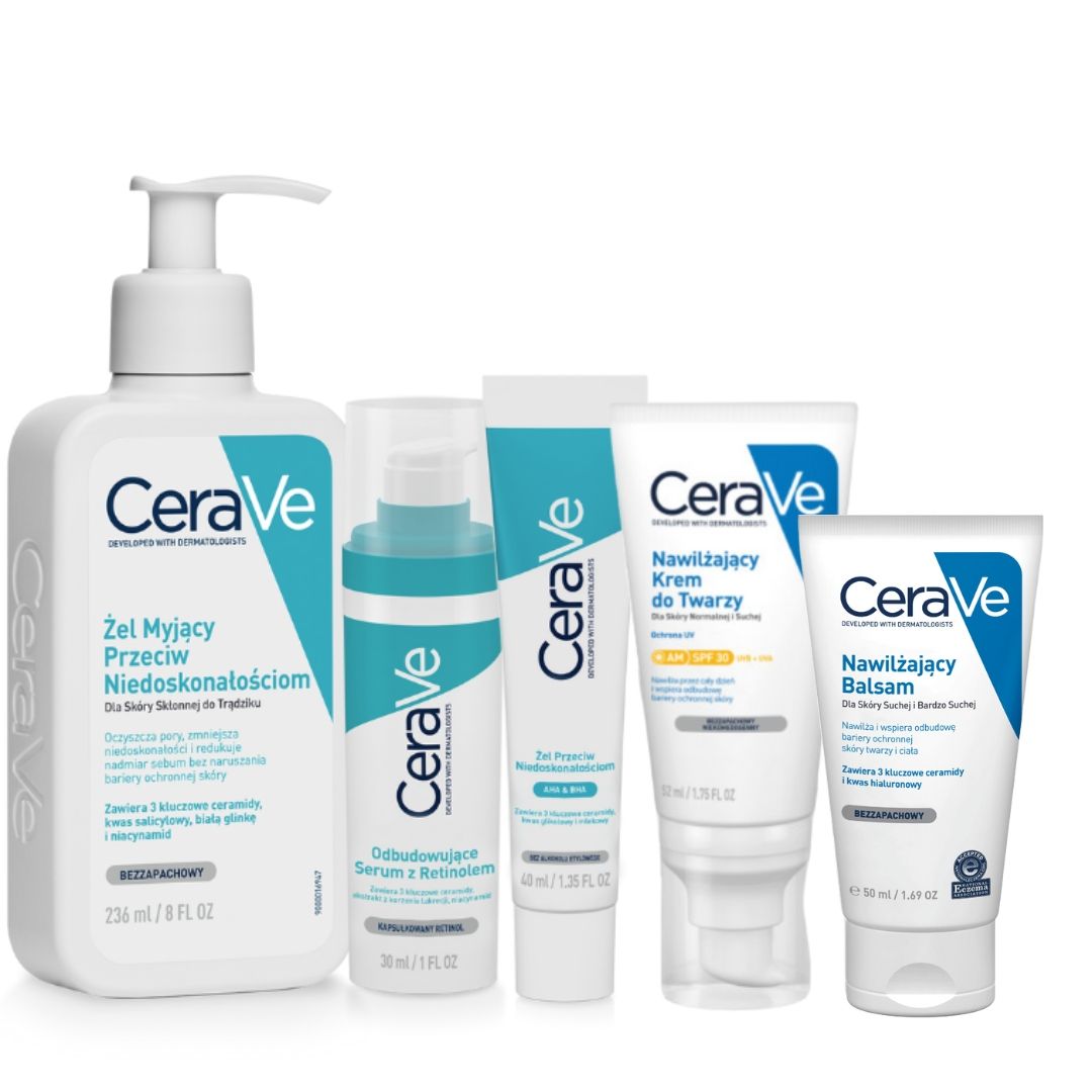  Garnitur cerave feuchtigkeitscreme gesichtscreme spf 50 52ml, öl pieniacy sie