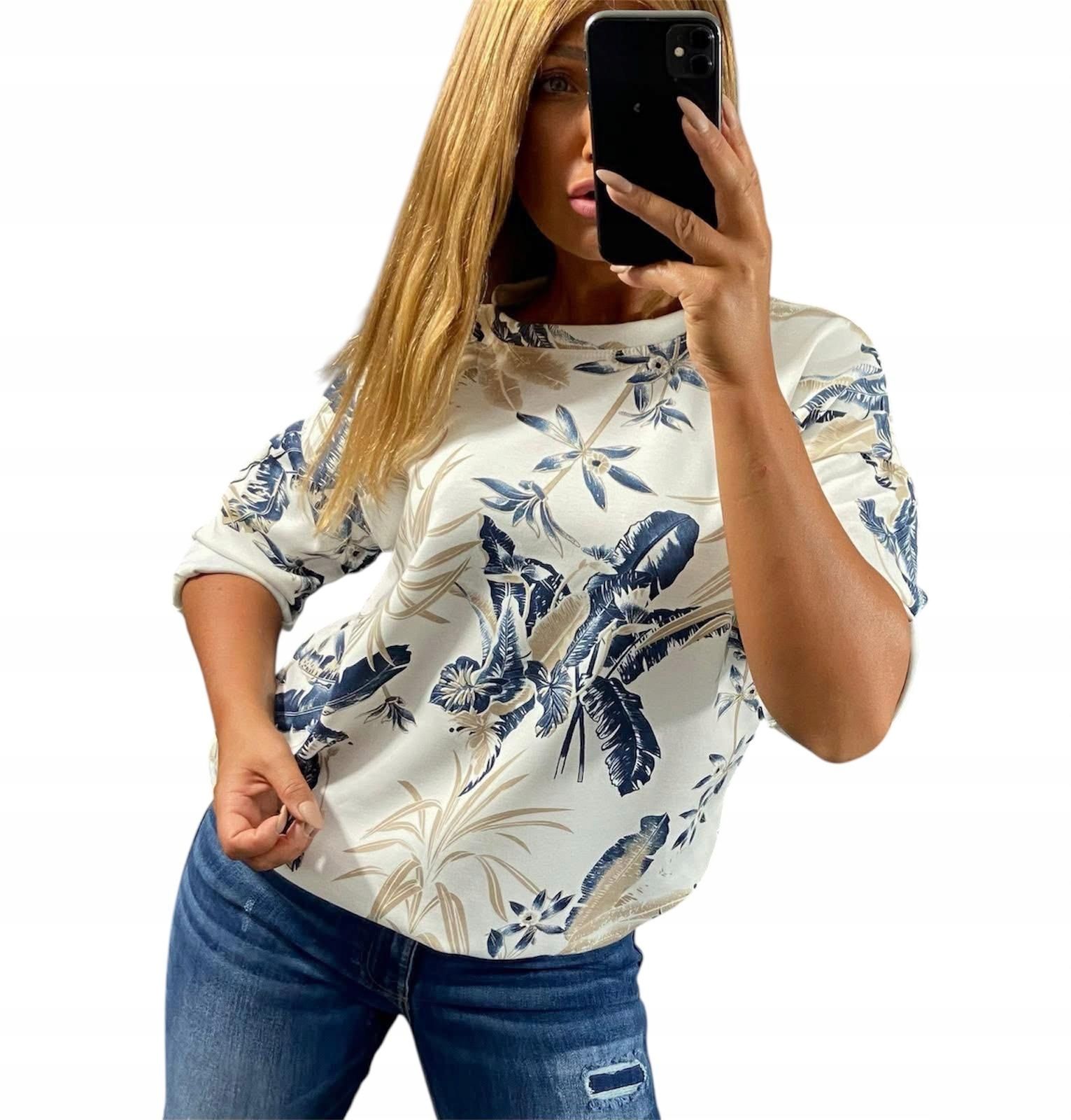  B1165 satén halenka se vzory svázaný níže nový sbírka k6 r. 46 (3xl)