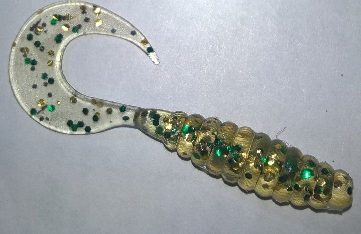  Manns tvisteris 4cm 2 vnt. geltonas fluo, žalias brok.