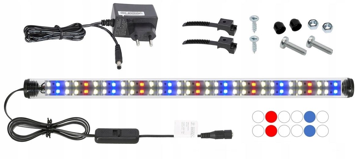  Led zářivka plant rostliny 30cm akvárium grow 1:1