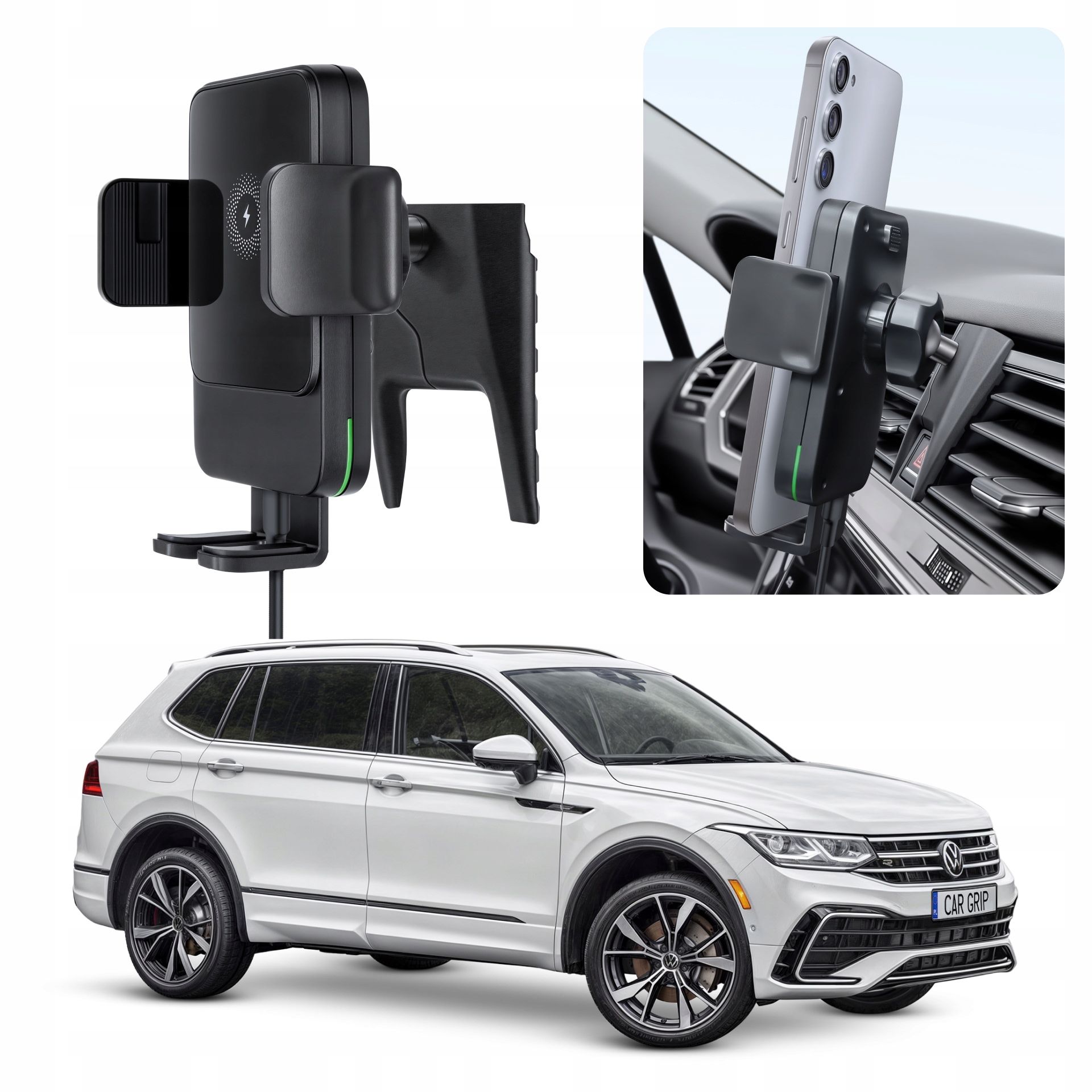  Adapter hoidja telefoni jaoks mõeldud sisse volkswagen tiguan ii 2 (2016-)