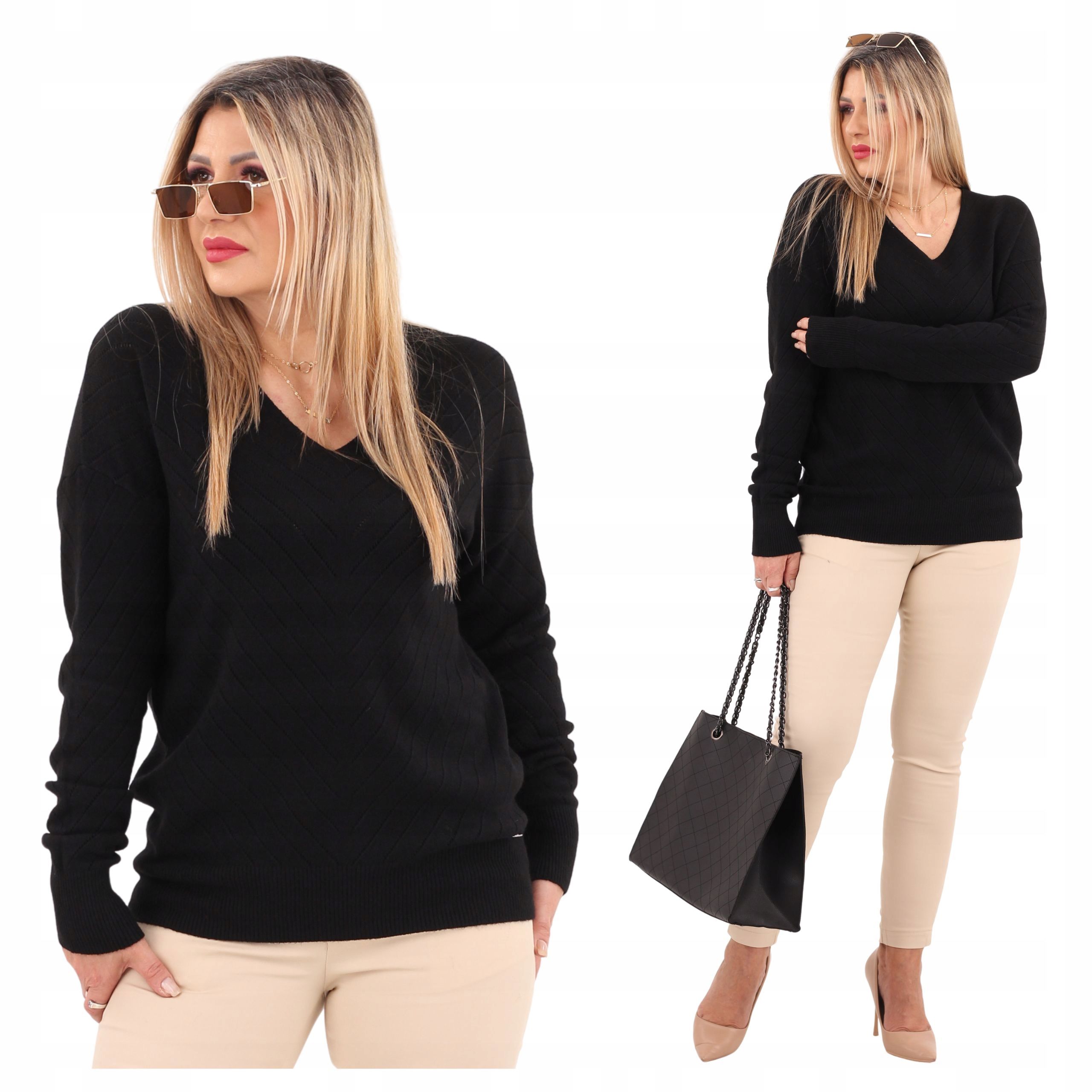  Klasický svetr prolamované ženský smazat velikosti elegantní oversize