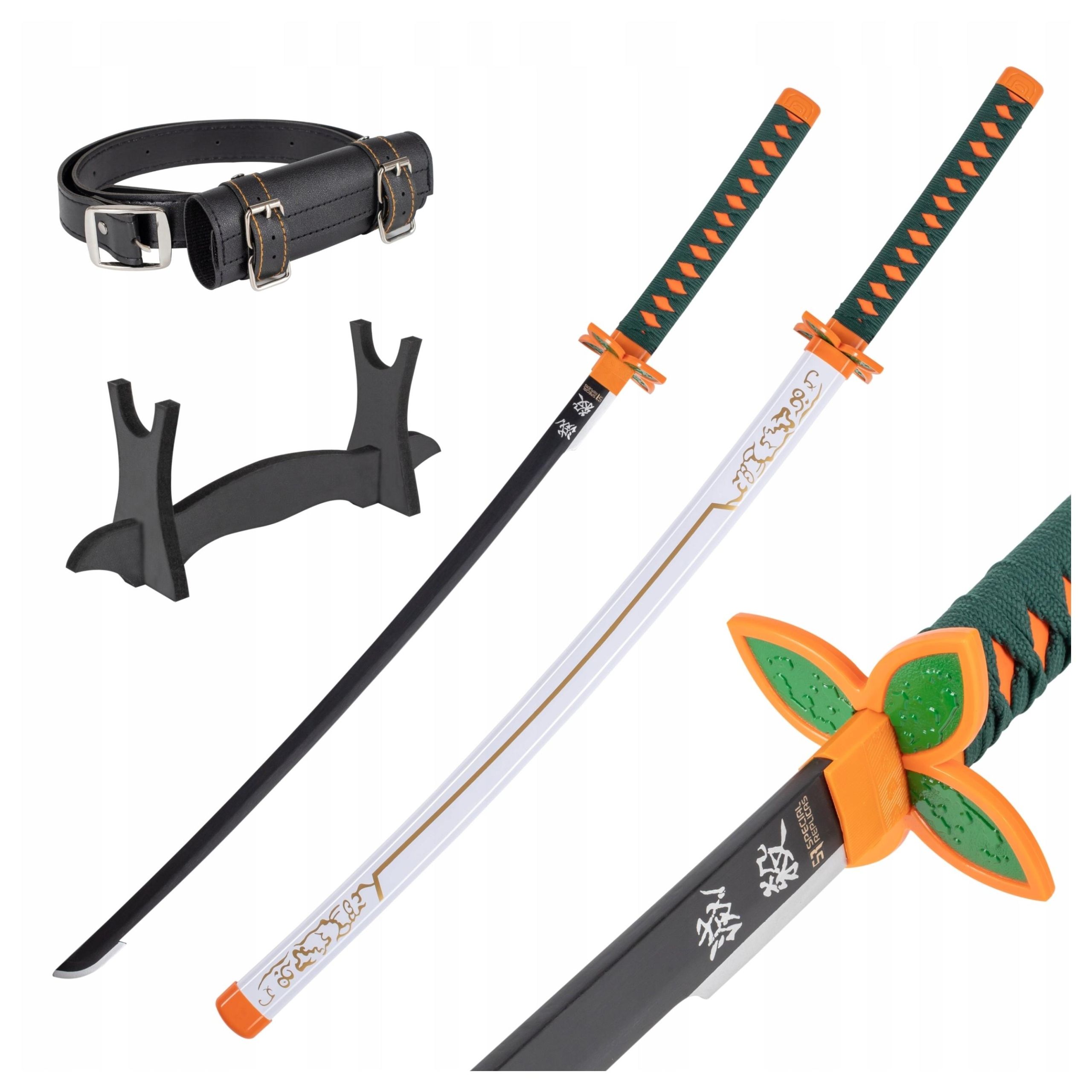  Mõõk katana demon slayer mitsuri kanroji's puidust jt10662