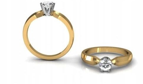  Lieliski gredzens ar izcili 0,44 ct -50% id