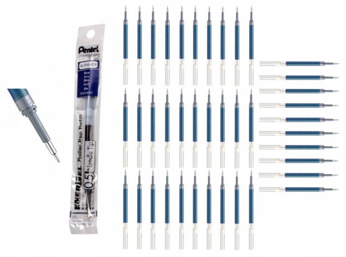  Pentel-mine energel lrn5 blau 0,5 mm 15 pcs. bln75 bln115 bln105