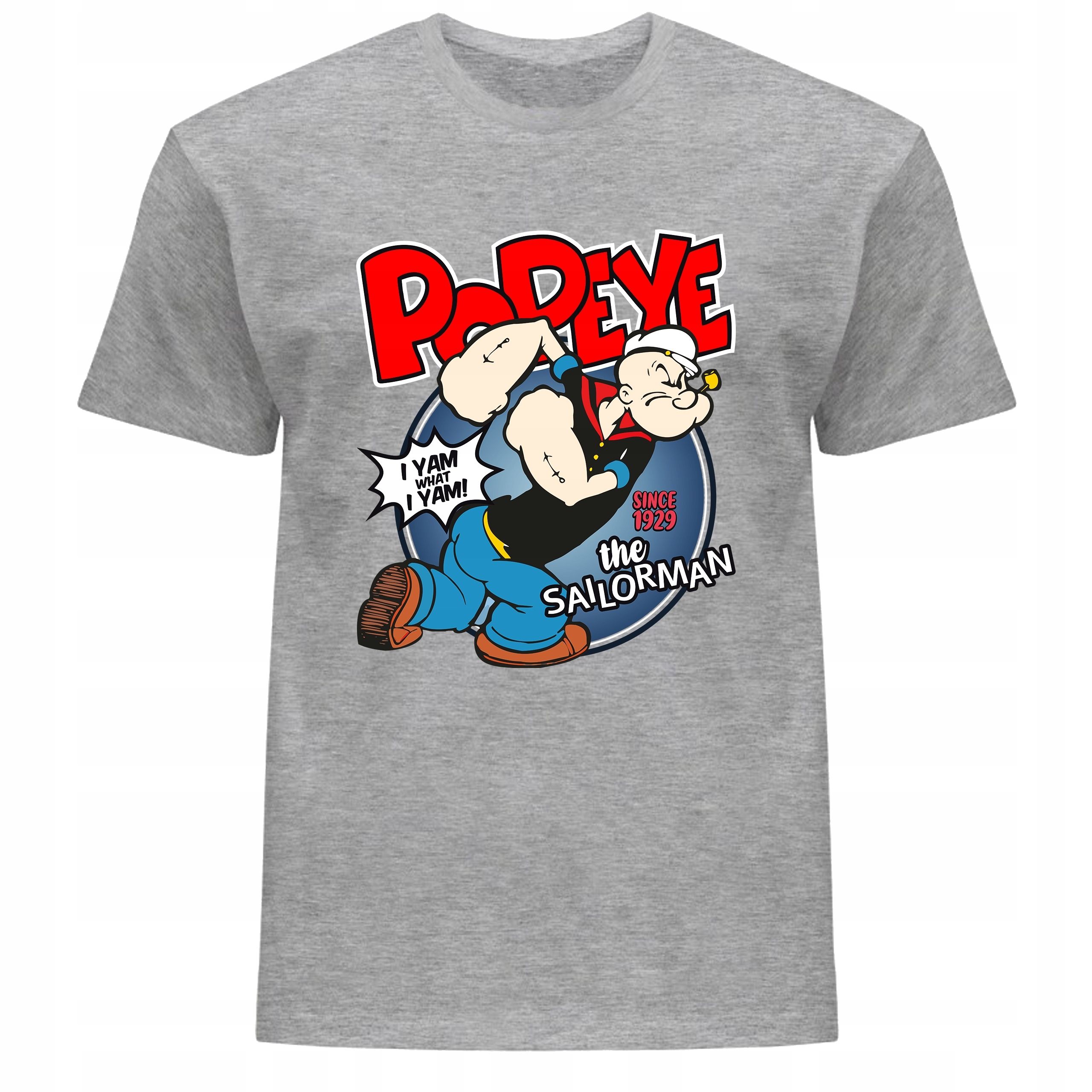  Meeste t-särgid trükiga madrus popeye papaj spinat 4xl