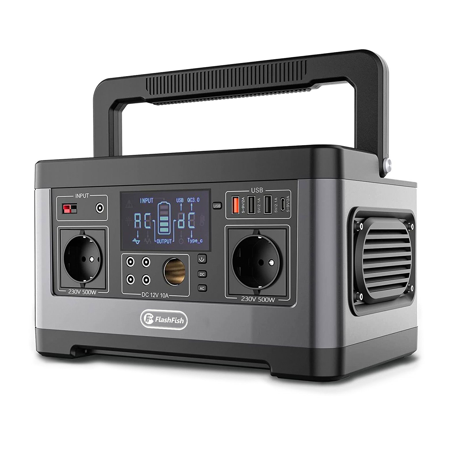  Prenosný zastaviť napájací zdroj flashfish p63 500w 520wh cpap