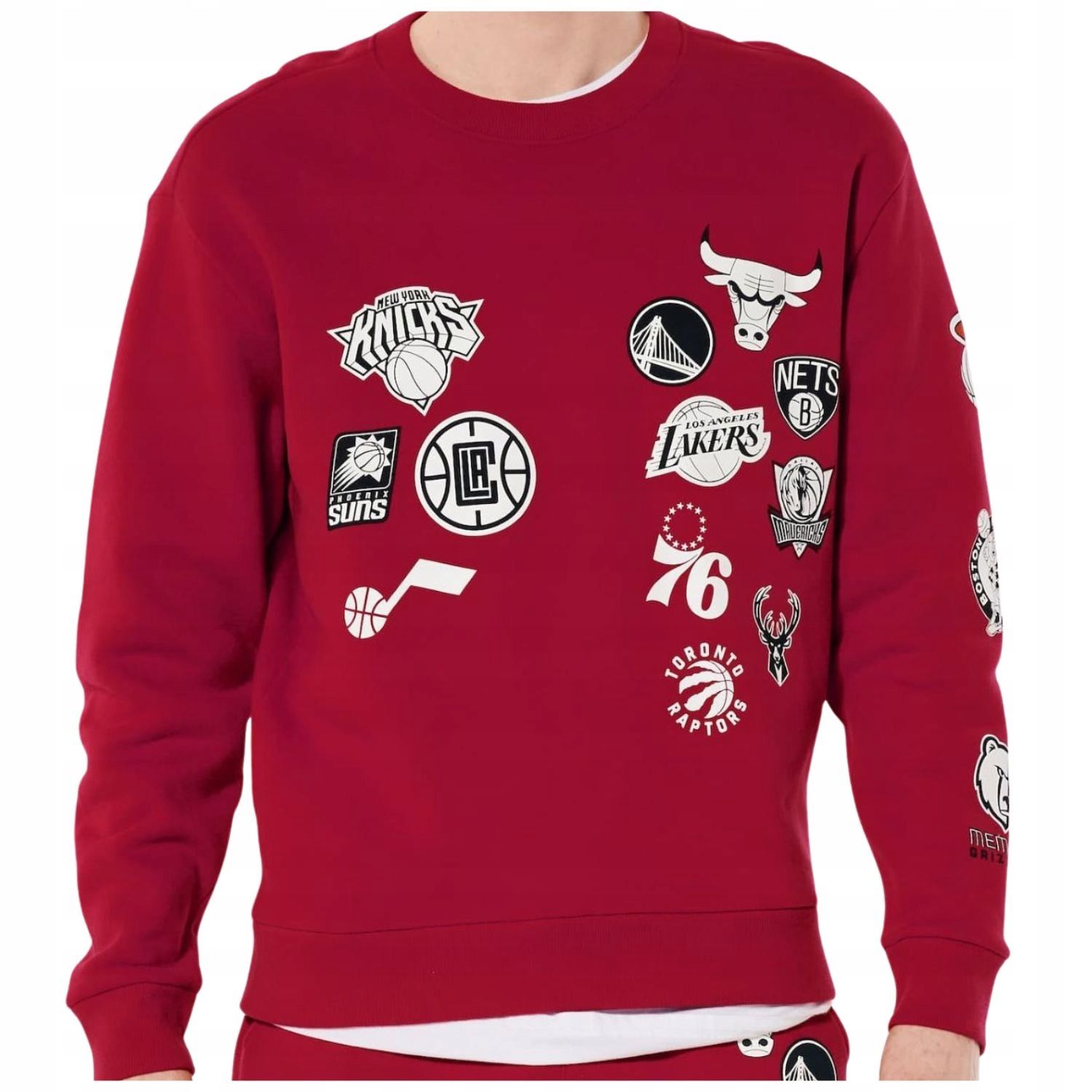  Megztinis hollister california nba dydis. l nets bulls lakers mavs knicks magic