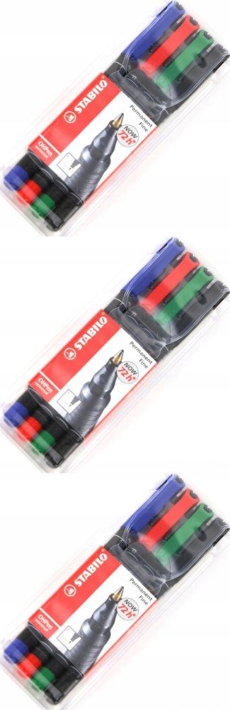  Filmmarker stabilo ohpen runden 0.7mm 12 pcs.