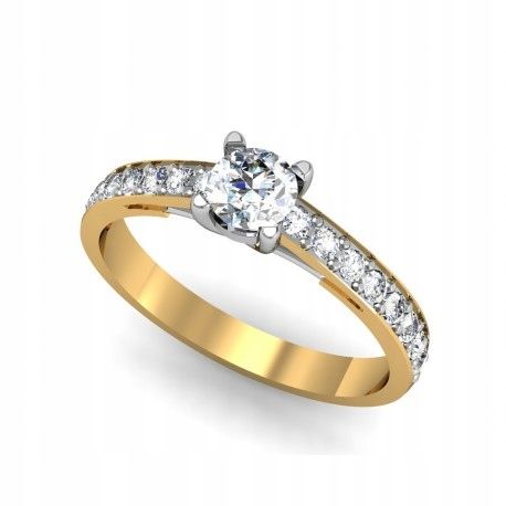  Lieliski gredzens ar izcili 0,44 ct -50% id