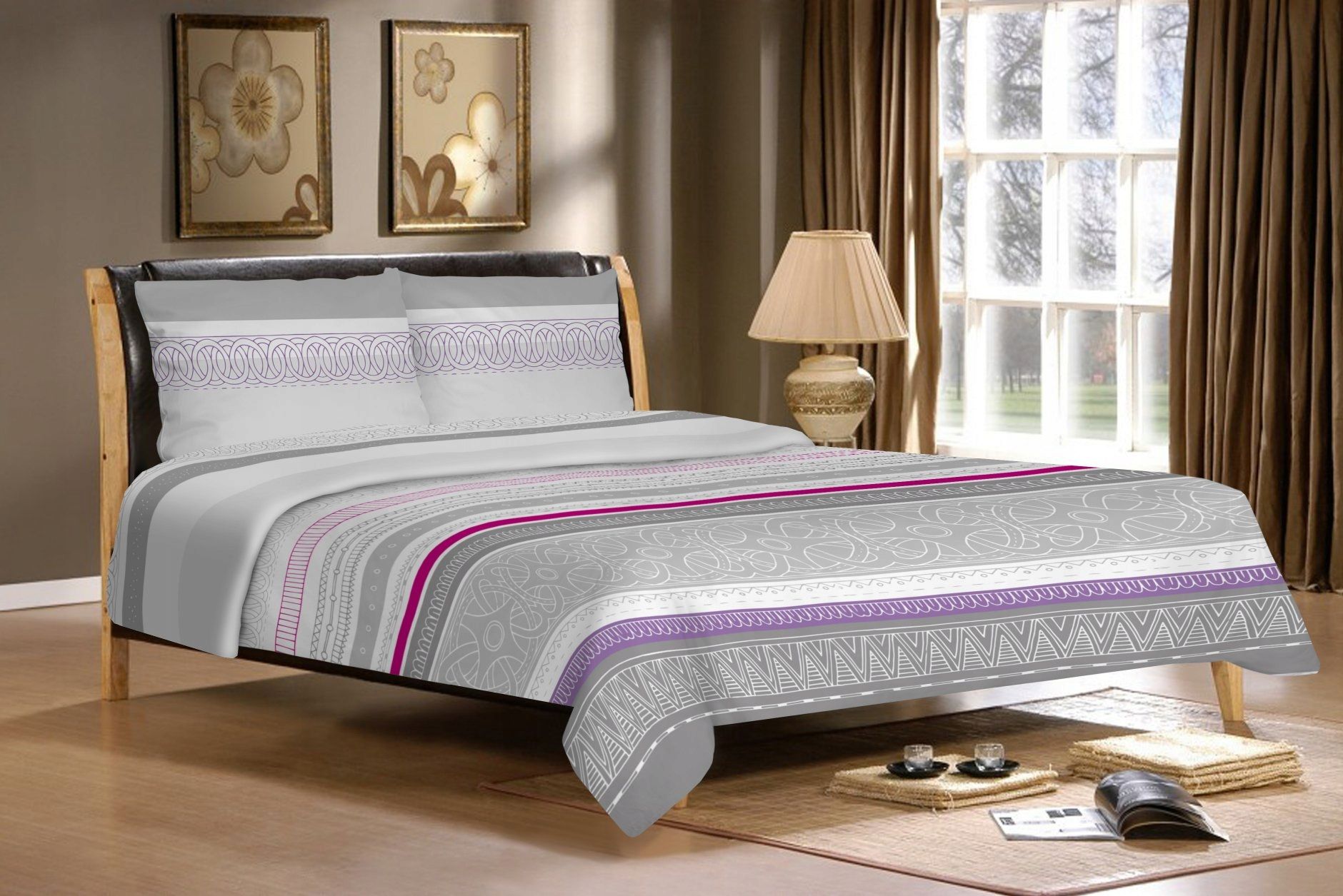  Flanellist voodipesu 220x200 puuvill 160 g/m2 flanell