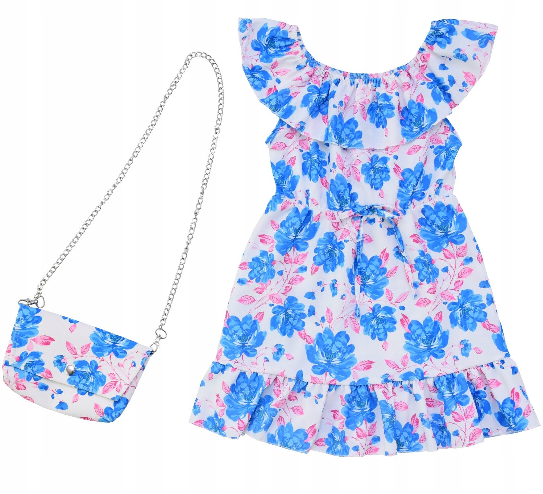  Kleid für mädchen weiß schmetterlinge handtasche jahr blumen muster für ein kind 6 y