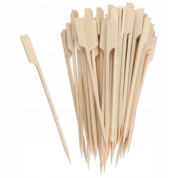  Klebt dekorativ snack-pins snacks rosa bälle 12cm 100 stück