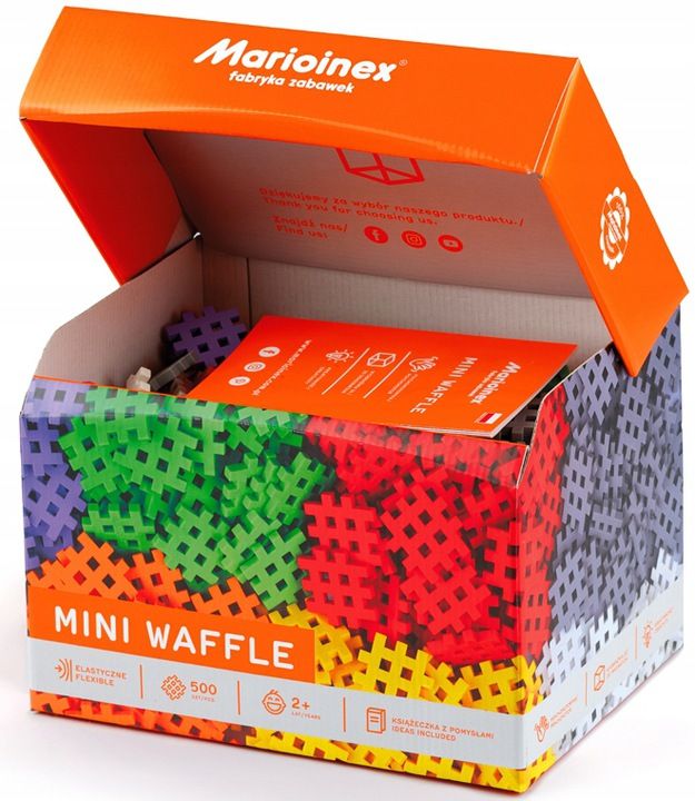 Pastell- blöcke marioinex waffle mini 300 pcs., 10 blätter lehrreich