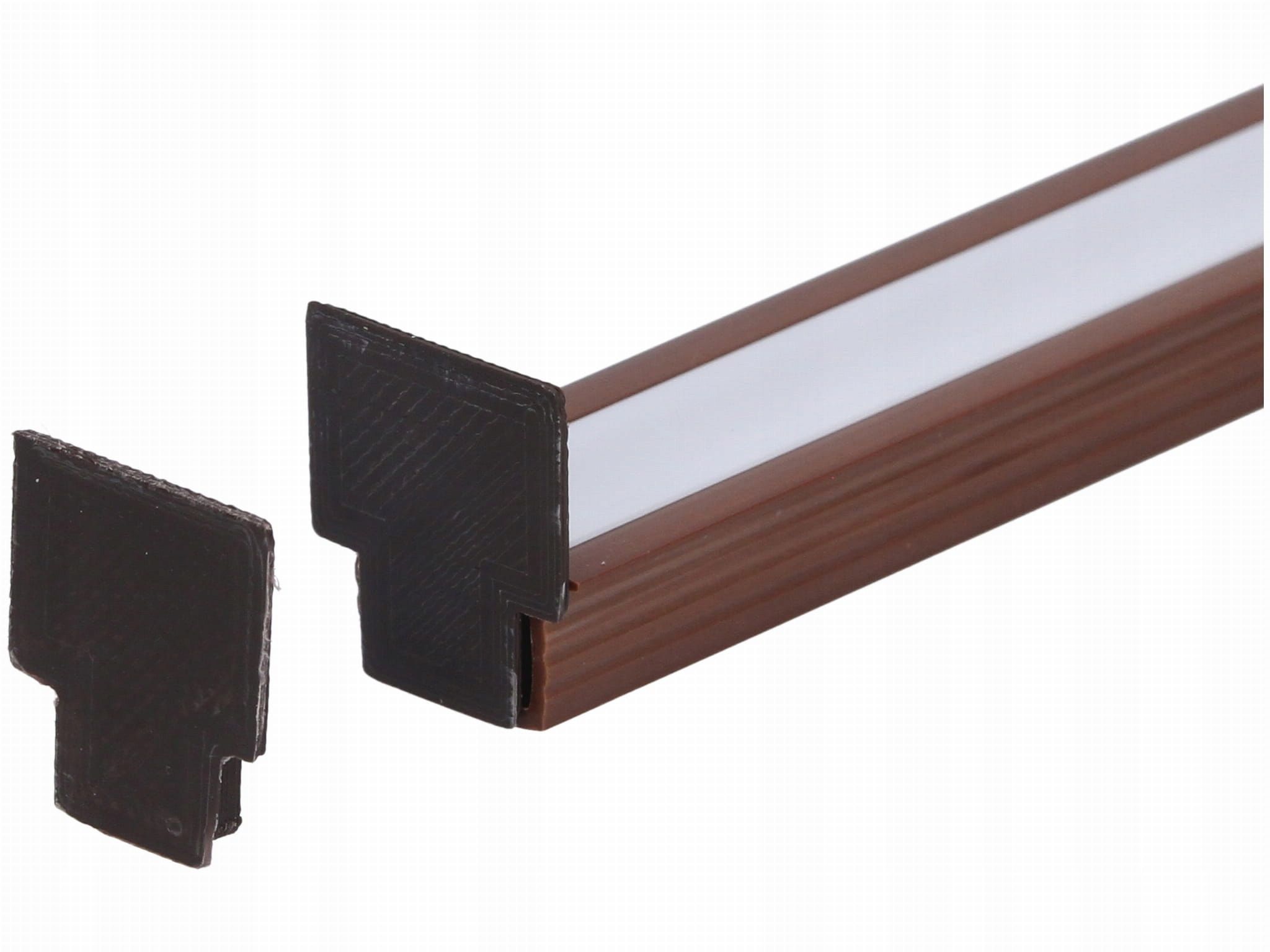  Dangtelis pvc corner juodos spalvos