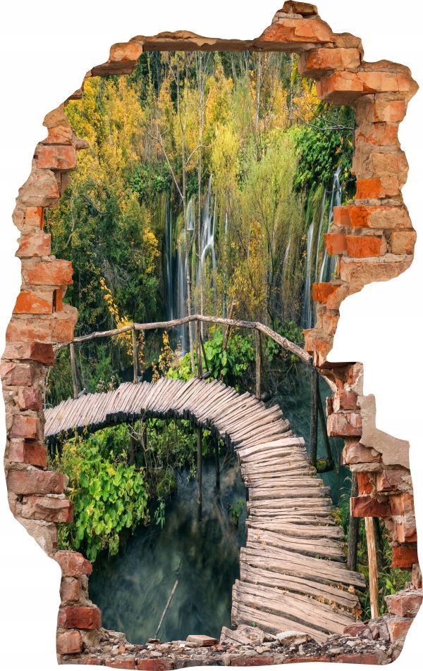  Sienas uzlīmes foto tapetes caurums 688 daba