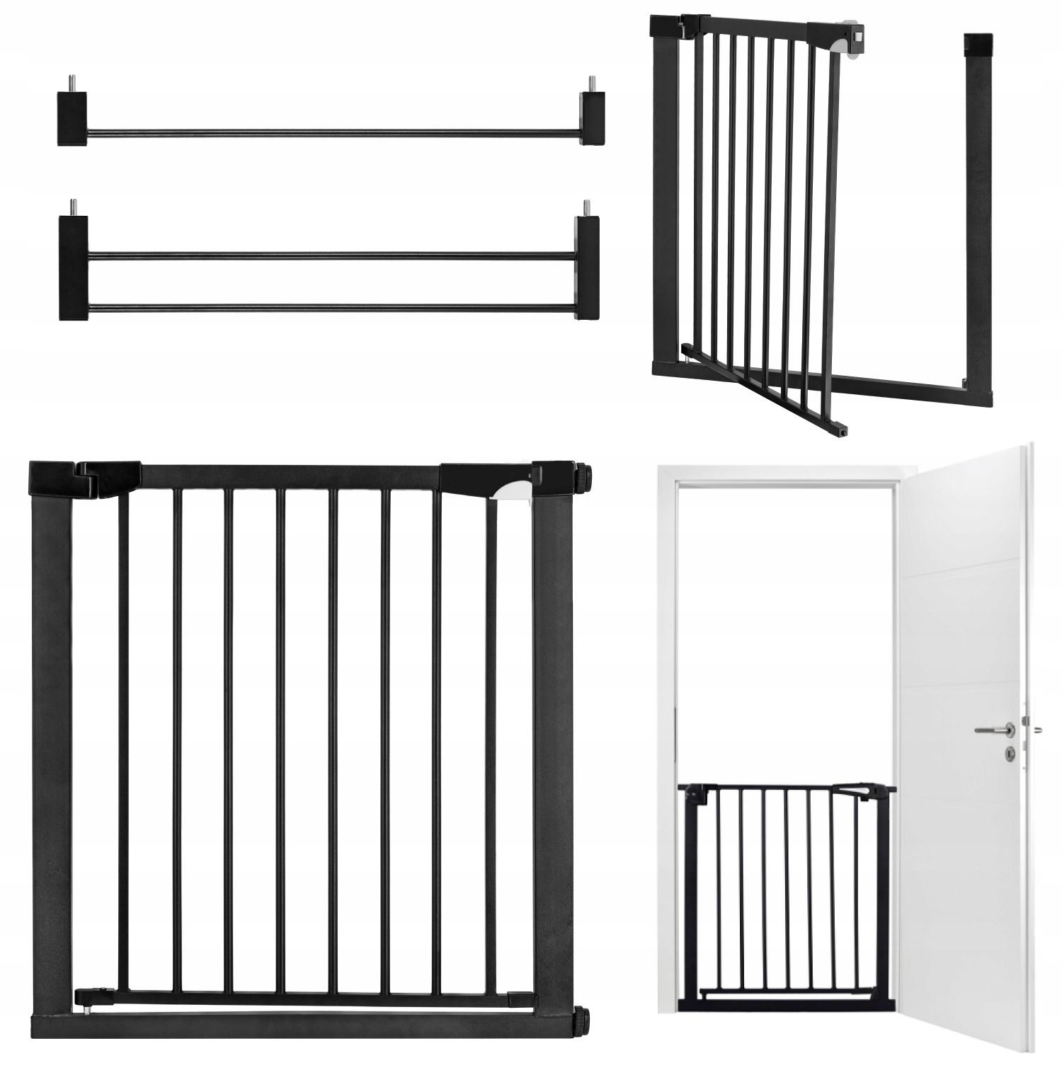  Bezpečnostní brány uklidňující 75-103cm momi paxi + - rozdělit schody
