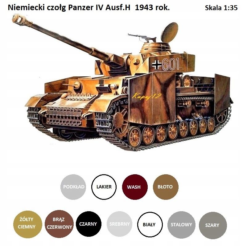  Modelis cisterna pantera tank panther type g + akrila krāsas modeļiem. aksesuāri