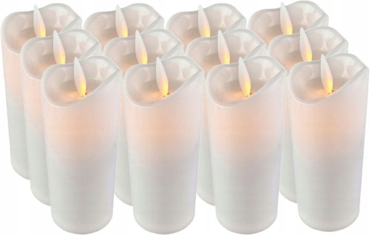 3x svece ar ķēde led liesmas efekts spīdošs ieguldījumu videi draudzīgs komplekts ieliktņi