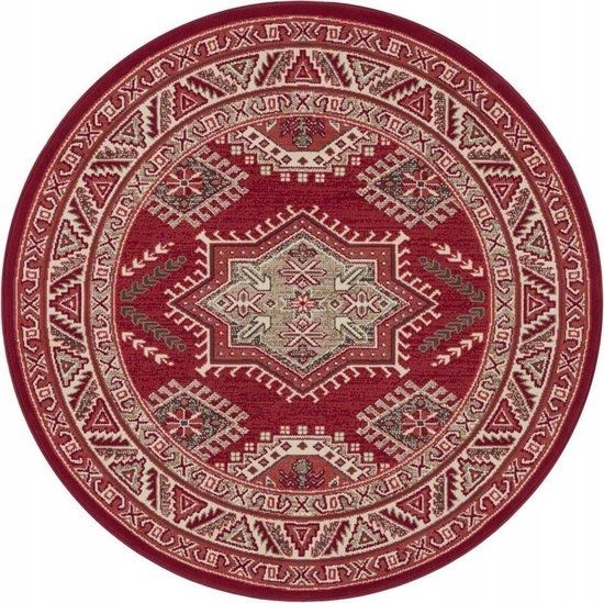 Round carpet for the living room 140cm , soft italian ,green creamy pattern mandala