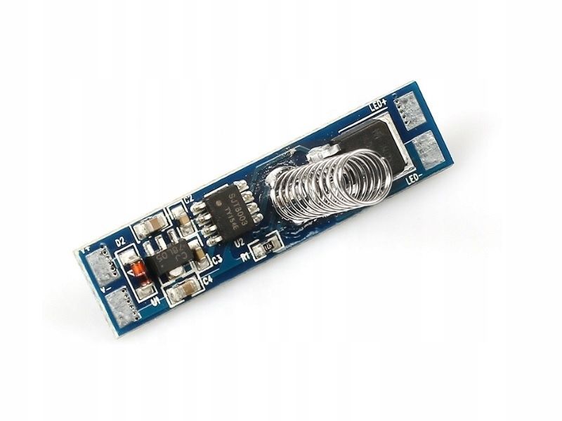  Radič stuhy led rgb / rgbw opticon 16a 5v 12v / 24v dc diaľkové ovládanie rf rádio