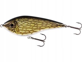  Vobleris westin swim jerk 10cm 34g - skęstantis - 3d rocky red