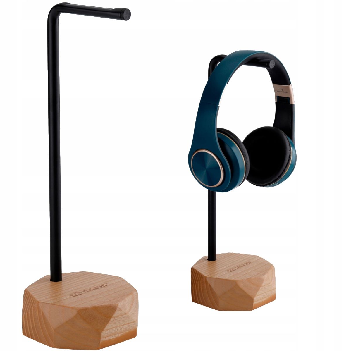  Mozos hs-pro stánek závěsný držák pro sluchátka nauszne dřevěný premium