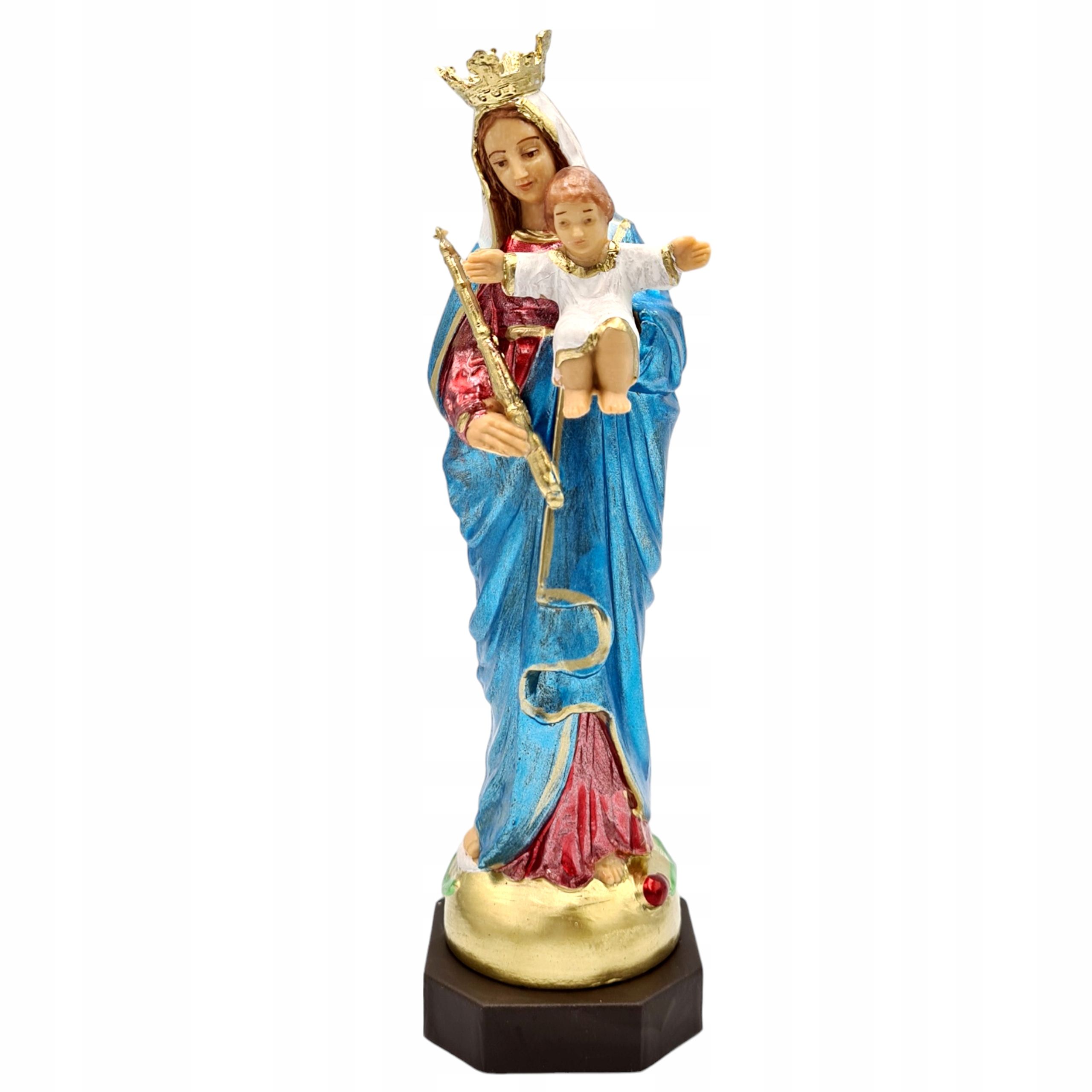  Figur sw. michal archaniol mit gargano 13,5 cm, farbe, manuell bemalt