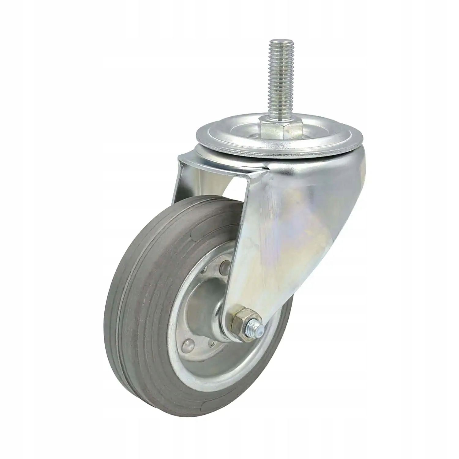  Kolo pelēks ķermenī ar kātu fi 125mm 80kg (fi24)