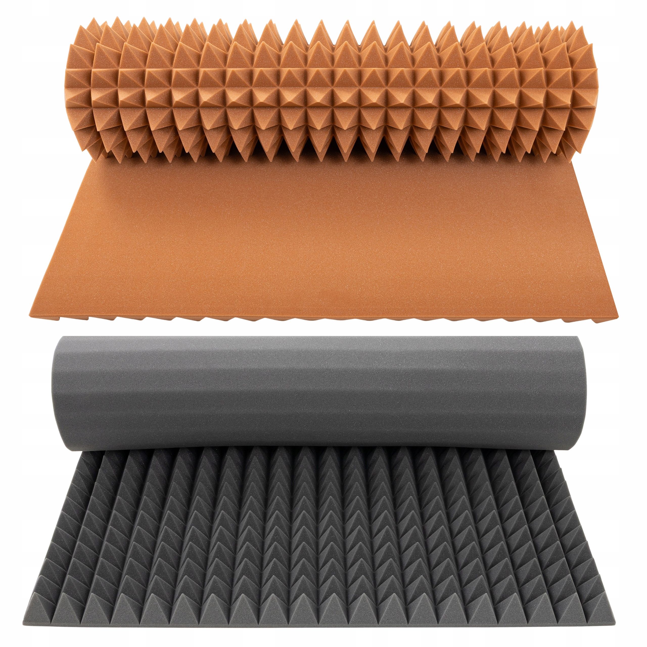  Bitmat akustikschaum schallschutzmatte 8 cm 200 x 100 cm orange farbe