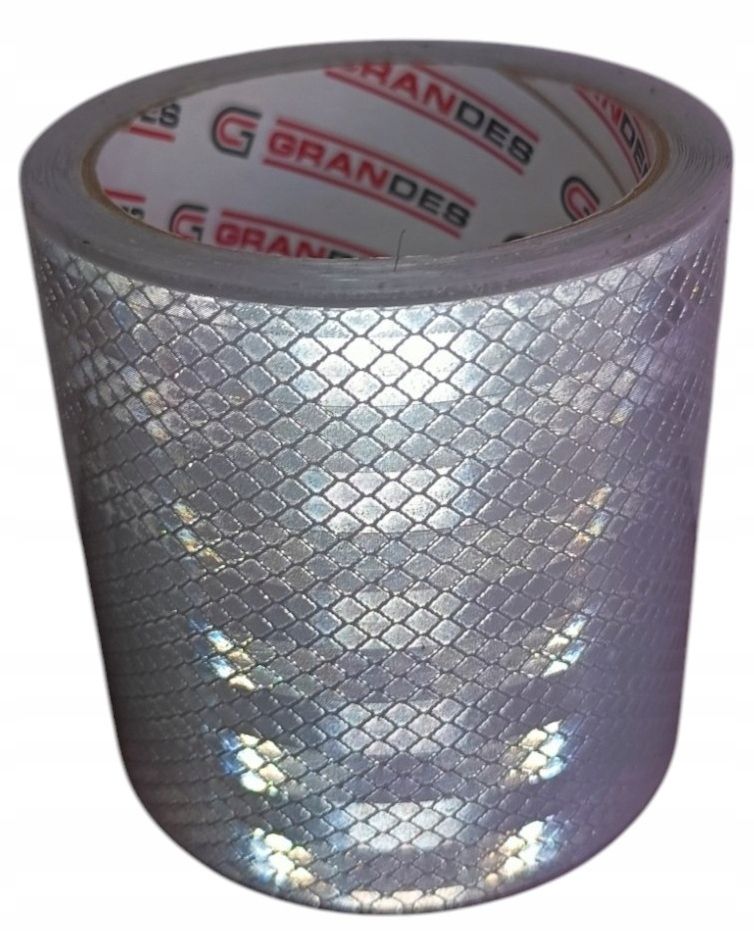  Reflective tape mikropryzmatycza red color warning warning 100mm 5m