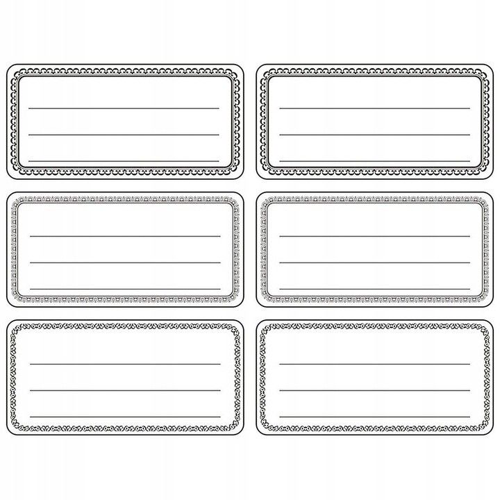  Nálepky notebook meno priezvisko 38x75mm podpis školy 10 ks. titán 432669