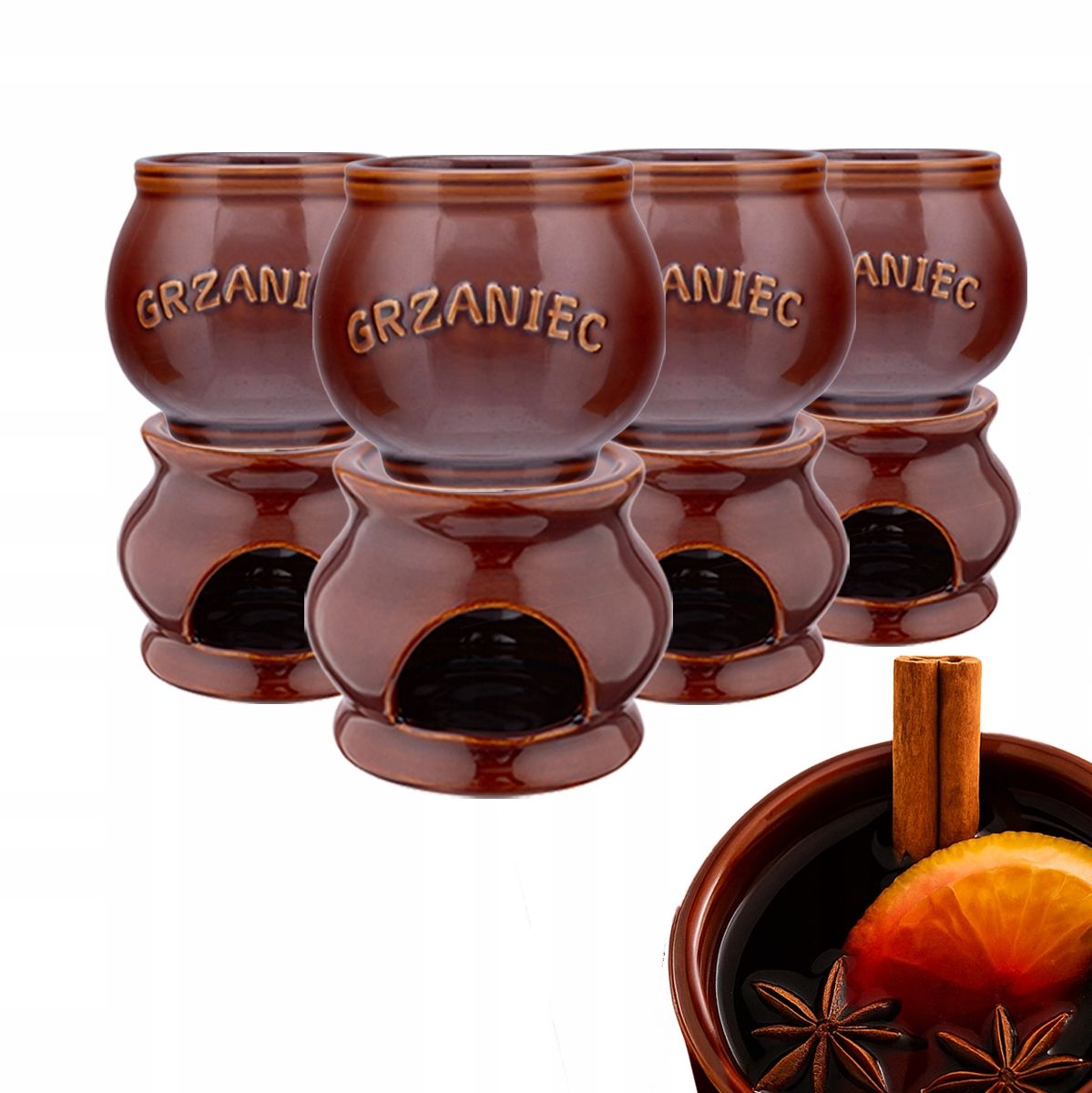  Tassen mit nach gehör für glühwein wein i bier keramik altom design 250 ml 6 pcs.