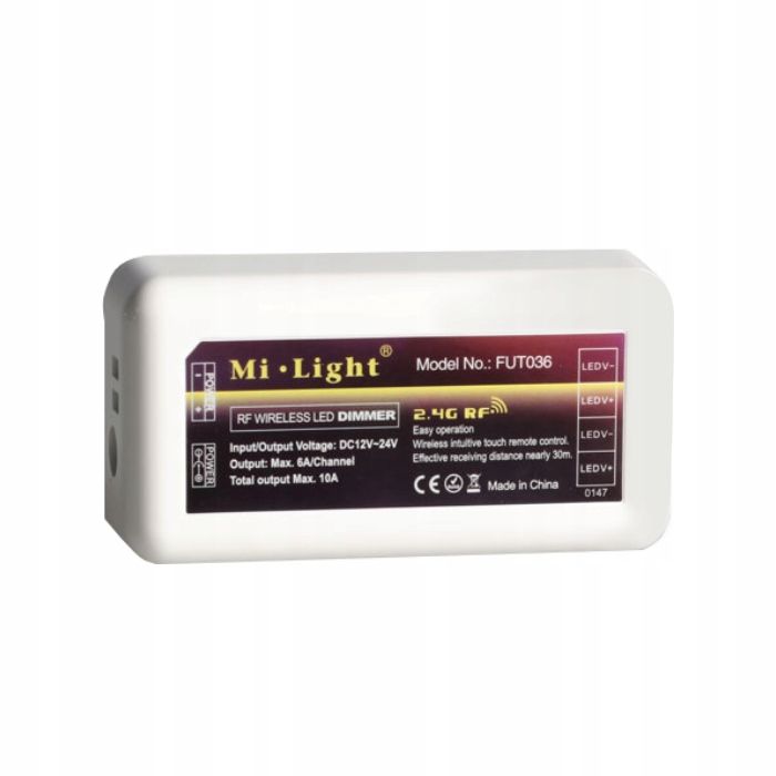  Waterproof controller miboxer fut038sp rgbw zone controller 2.4gh ip65