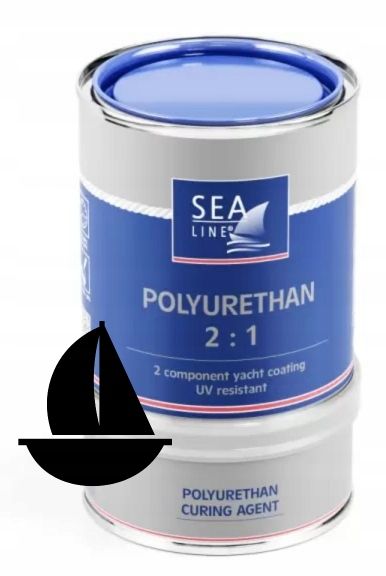  Sea-line poliuretaniniai dažai 2k 2:1 paviršius jachtos žalias 750ml