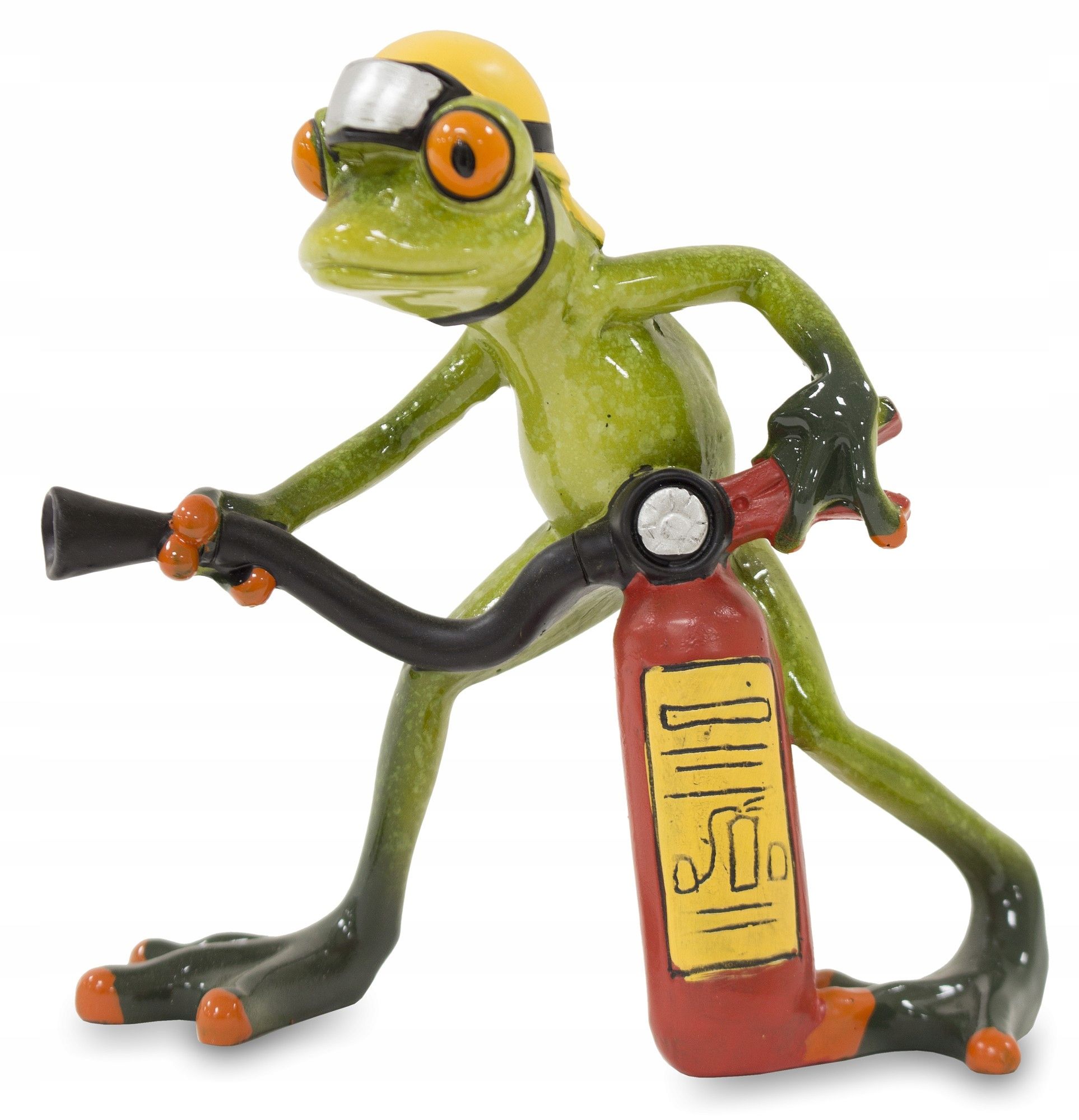  Figur frosch frosch auf rybach angler fischer geschenk